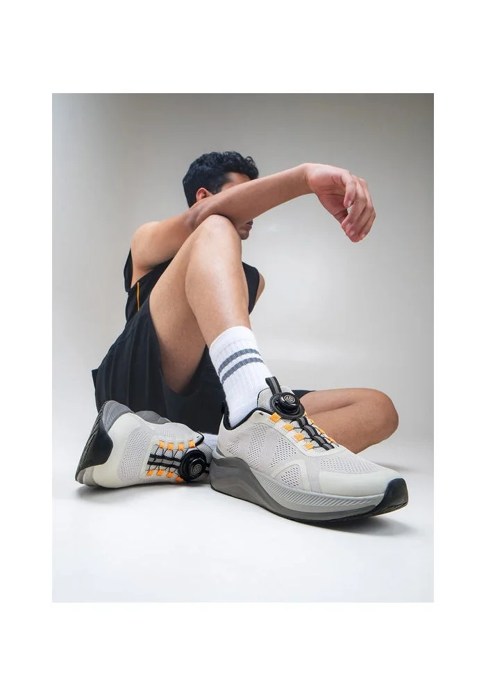 Bacca Bucci Grey ION Glide Sports Shoes with Rotary Lacing for Men | Best Price UAE